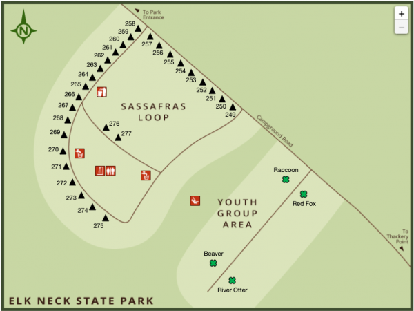 Youth Group Area Map